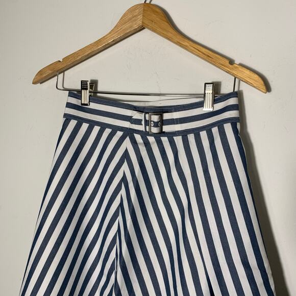 Womens Anthropologie Maeve Sea Stripe Skirt Blue & White, Size 2 EUC! - Picture 4 of 5